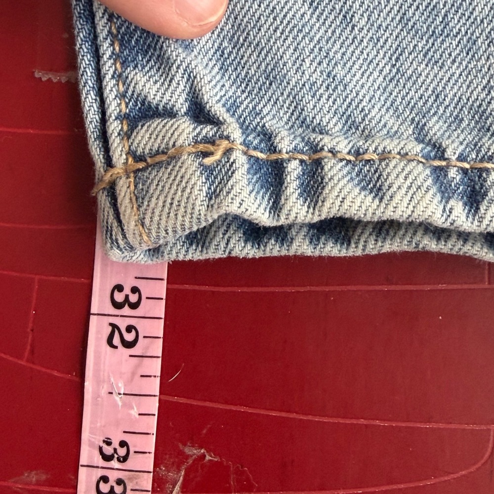Old Navy Baggy Wide Leg Jeans Womens 16  Drapey Denim Y2K High Rise Patch Pocket - Picture 9 of 12